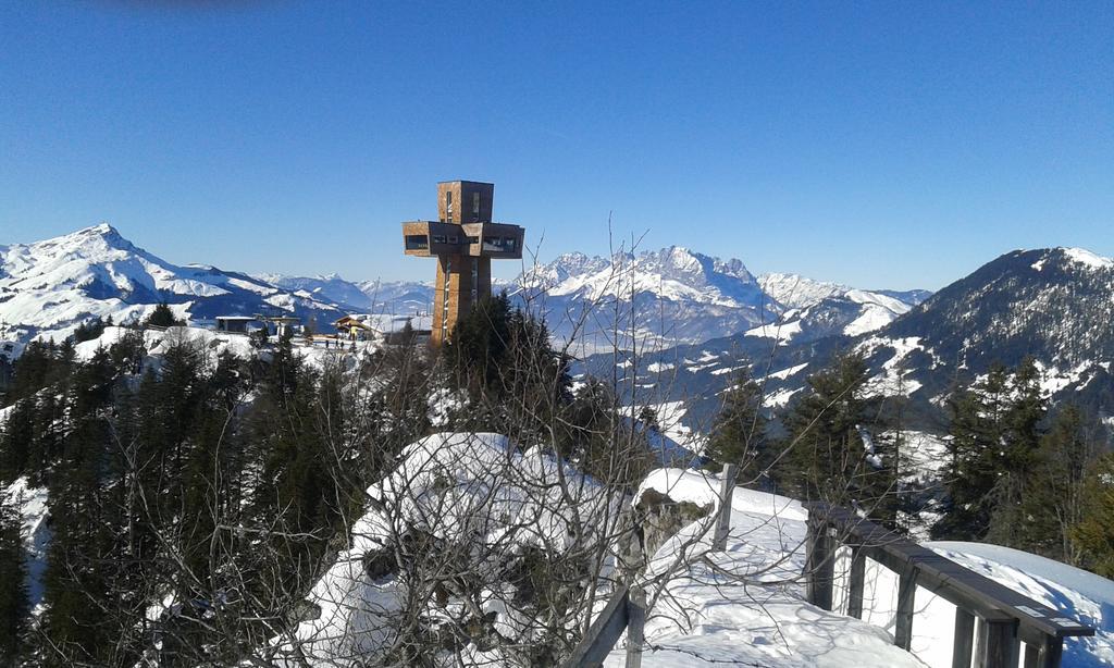 Gasthof Brentwirt Hostal Leogang Exterior foto